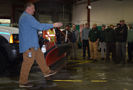 image of Maintenance workers receive weather response traini