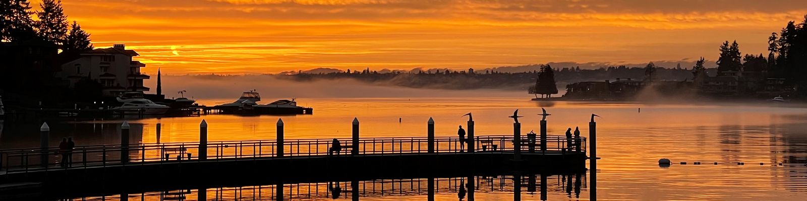 photo of Meydenbauer Bay at sunset