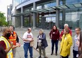 Residents tour downtown as part of the Experience Bellevue 2022 neighborhoods conference.