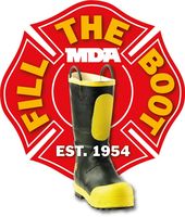 Image of the Muscular Dystrophy Association Fill the Boot campaign logo